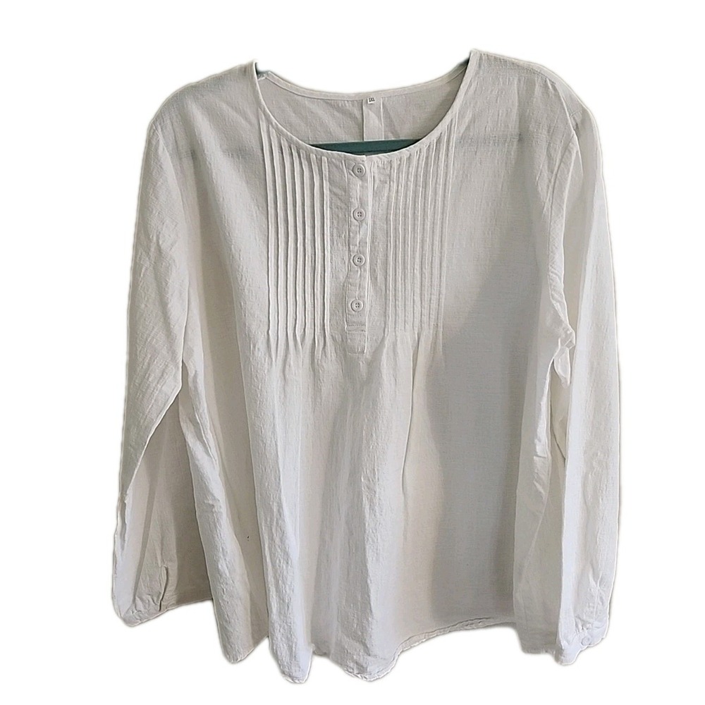 Women's 2XL Minibee Cotton Linen Blend Tunic. NWOT